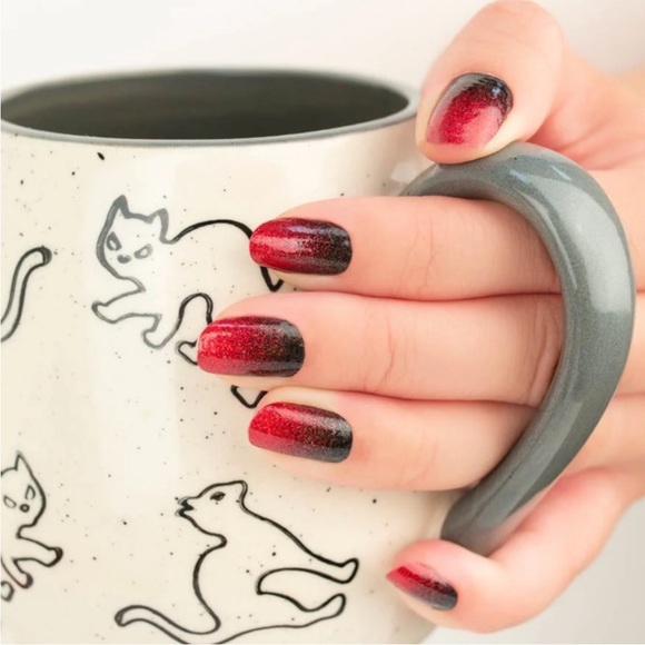 *Retired* Color Street: Bloody Gorgeous | Halloween Goth Red Black Glitter - Picture 7 of 16